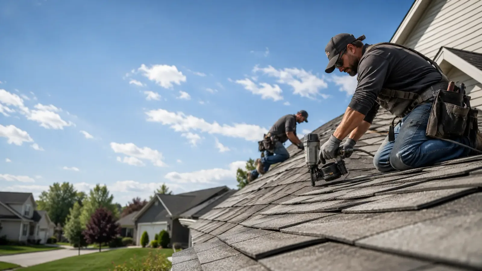 Storm Damage Roof Repair in Dunfermline, IL near me